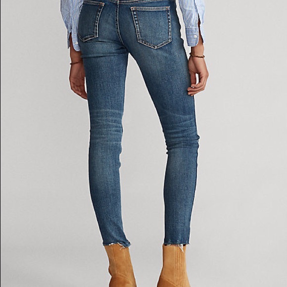 Polo Ralph Lauren Tompkins Mid Rise Skinny Corp Jean - Picture 4 of 16